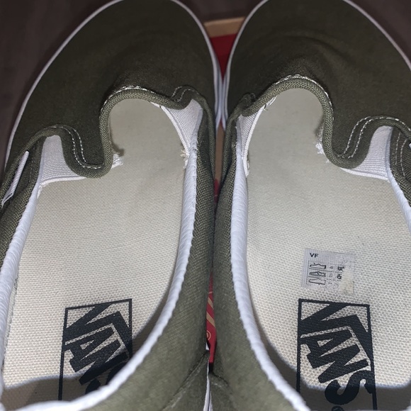 Unisex army green vans women’s 10 men’s 8.5 - Picture 4 of 4